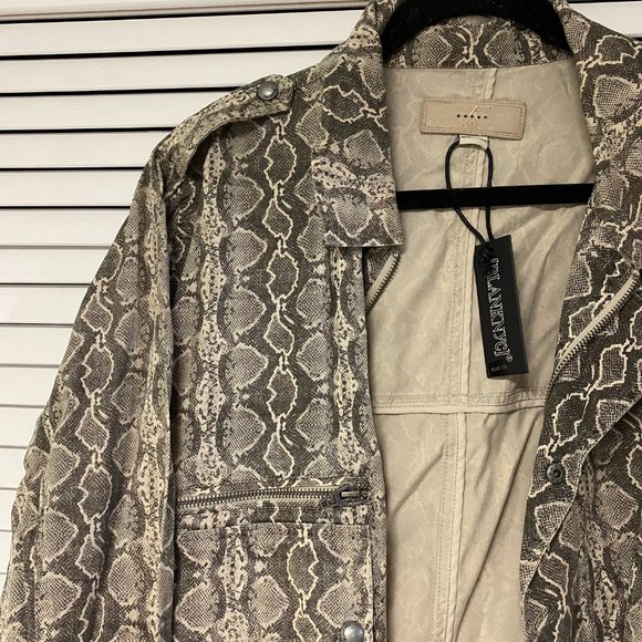 BLANK NYC Snake Trucker Jacket / Shacket NWT - Picture 2 of 5